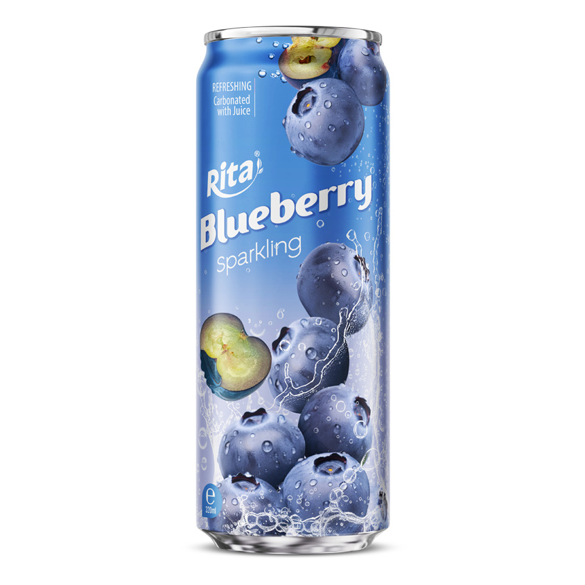 Rita Sparkling Blueberry 320ml Sleek Can